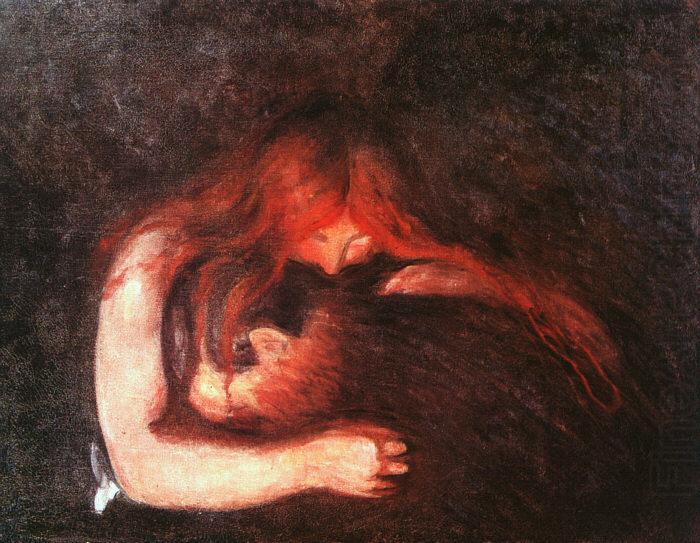 Edvard Munch The Vampire china oil painting image